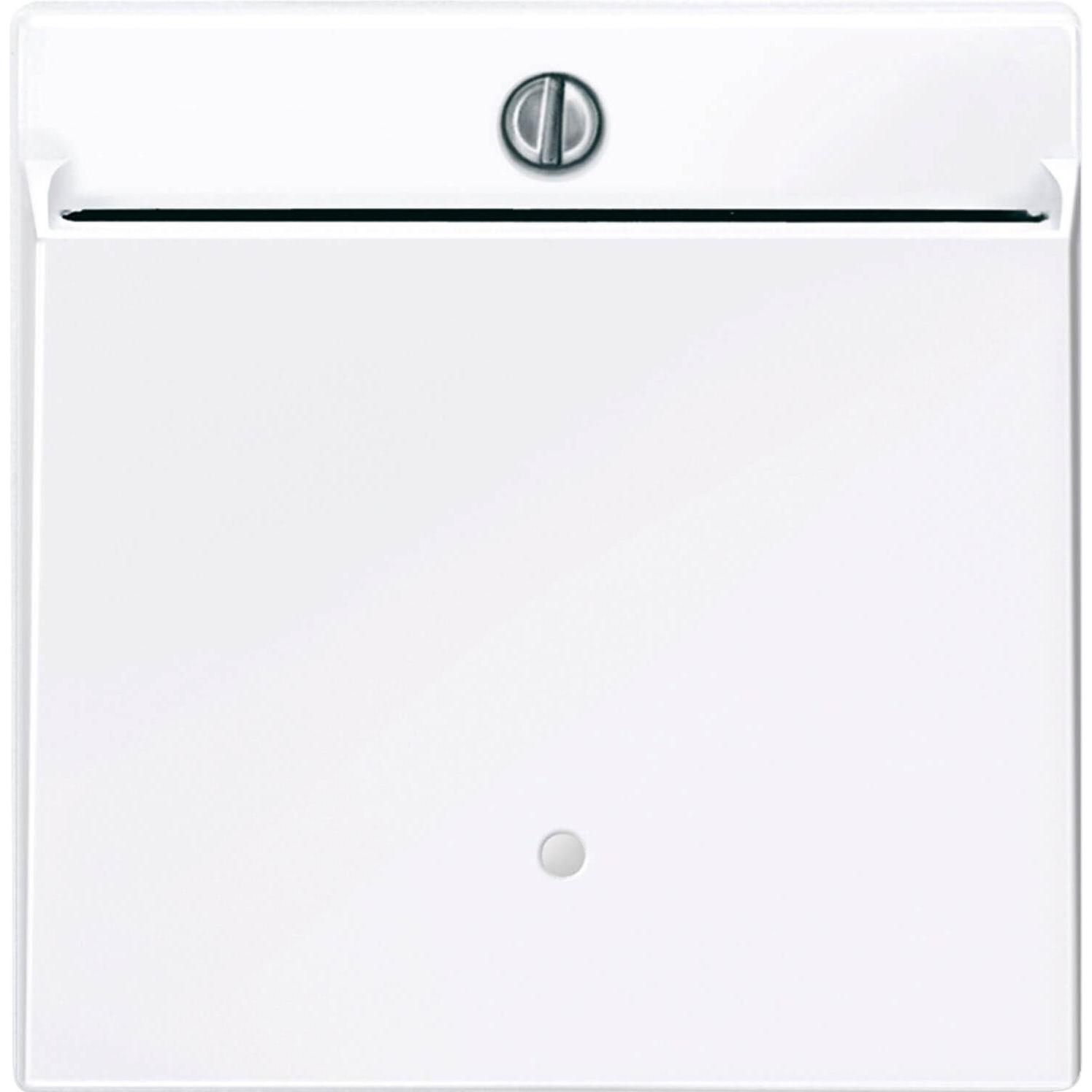 Merten, Zubehör Schalterprogramm, Card-Schalter, aktivweiss glänzend, 315625