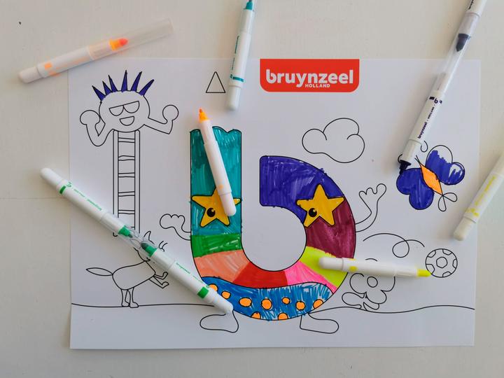 Actual product image Bruynzeel Felt Tips Twin Point 20 Pcs. 5+ (Multinational, 20 x)