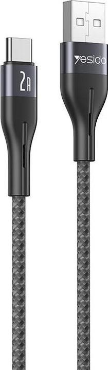 Yesido CABLE CA121 18W USB/TYPE-C 1M 2A BLACK (1 m, 18 W)