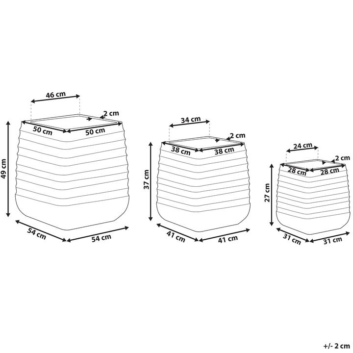 Produktbild Beliani Parikia (50 x 50 x 49 cm)