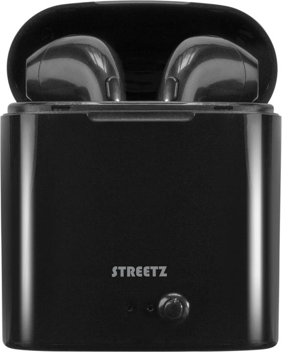 Actual product image Deltaco TWS-0007 headphones/headset In-ear Bluetooth Black (3.50 h, Wireless)