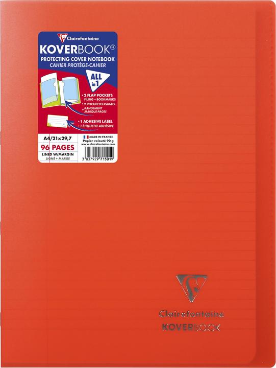 Actual product image Clairefontaine Koverbook (A4, Lined, Soft cover)