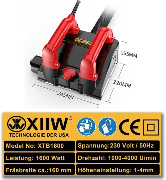 Actual product image XIIW XTB1600 drum cutter (Drum cutter)