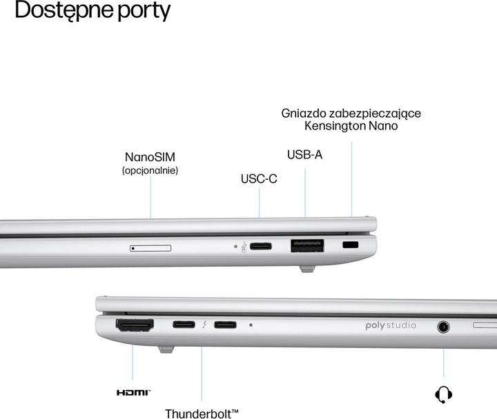 Produktbild HP EliteBook 8 G1i 16 inch Notebook AI PC (16", 1000 GB, 32 GB, Nummernblock)