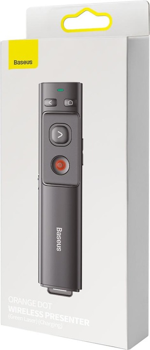 Produktbild Baseus Orange Dot Wireless Presenter (Green Laser)(Charging) Grey