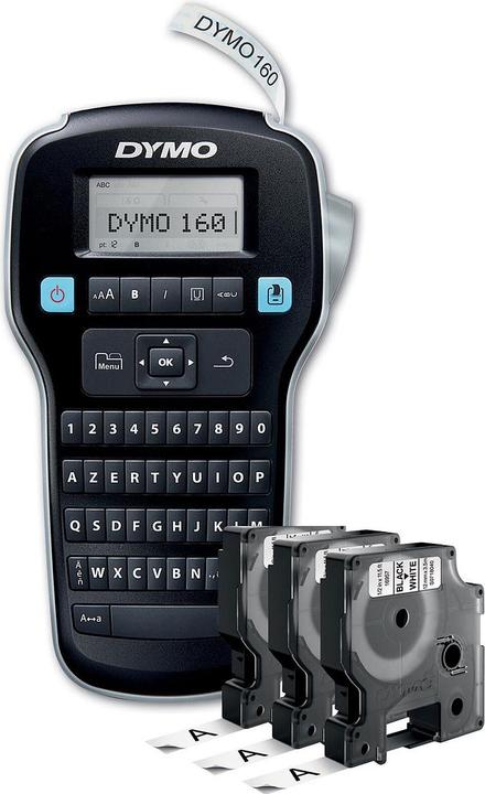 Produktbild Dymo LabelManager 160 Value Pack mit 3 D1-Bänder 12mm Qwerty