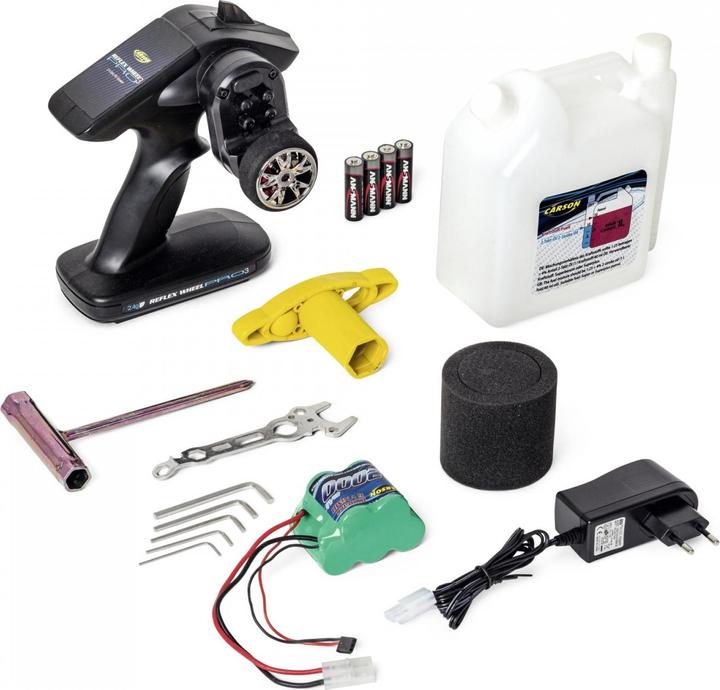 Image du produit Carson 1:5 Wild GP Attack 2.4G 100% RTR bleu (RTR Prêt à fonctionner)