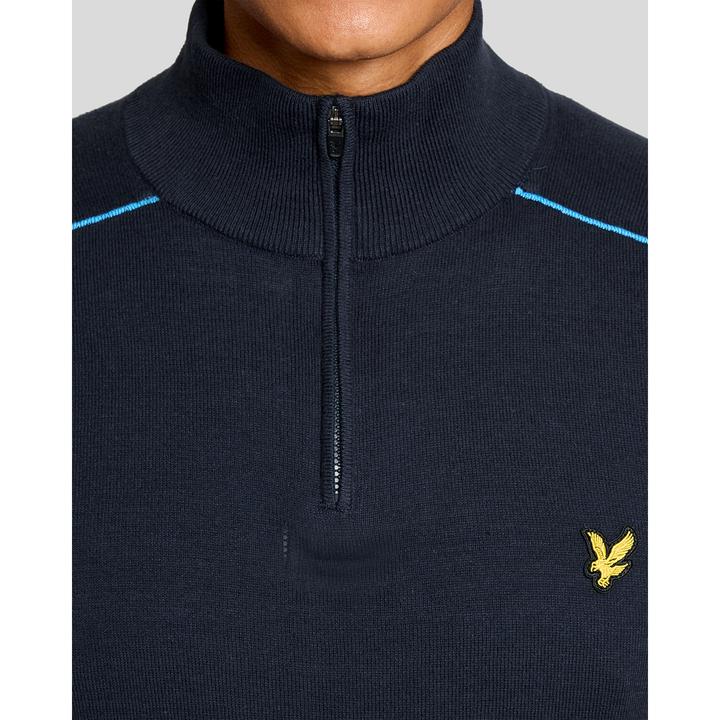 Produktbild Lyle and Scott Pull mit 1/4 Reissverschluss und Rand (XL)
