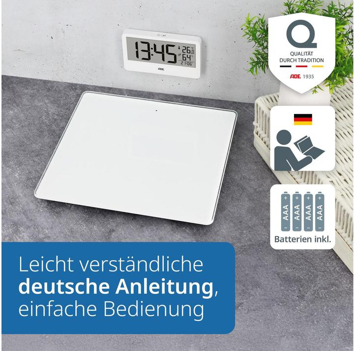 Produktbild ADE Personenwaage Ronja BE2500-1/-2 Weiss (180 kg)