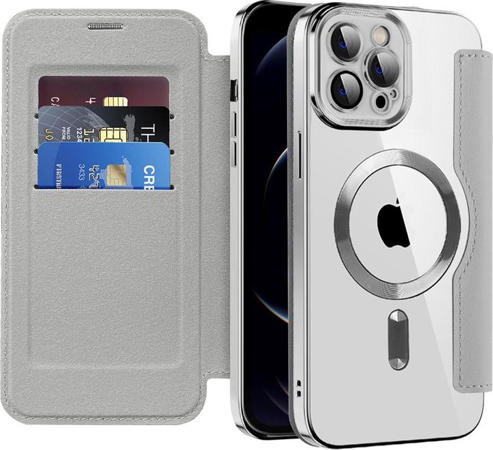 Immagine prodotto Techsuit - SmartMag Book Case - iPhone 12 Pro - Gray (Apple iPhone 12 Pro)