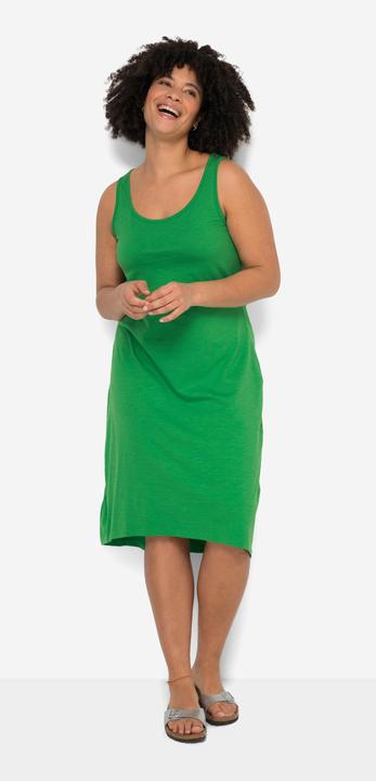 Image du produit Janet & Joyce Robe midi en jersey sans manches, coupe Fitted Fit avec base arrondie (52)