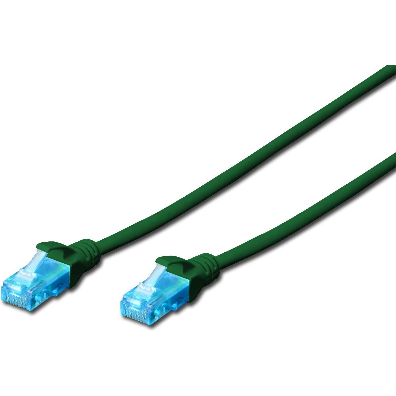Digitus CAT 5e U/UTP Patchkabel (U/UTP, CAT5e, 2 m), Netzwerkkabel