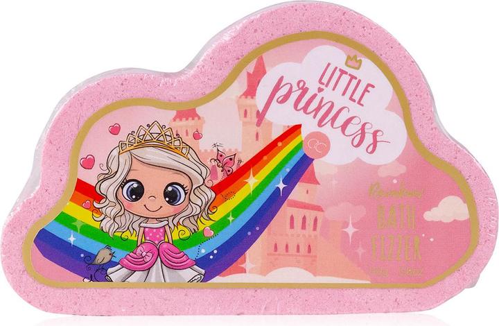 Accentra LITTLE PRINCESS badvlek in wolkvorm met regenboogeffect, 110g, geur: Strawberry Cheesecake, Fa (Badbommen)