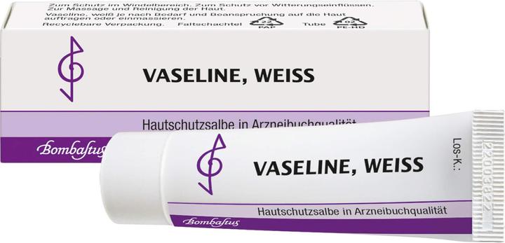 Produktbild Bombastus Vaseline, weiss Ph. Eur., 10 ml Fettsalbe (Körpercreme, 10 ml)