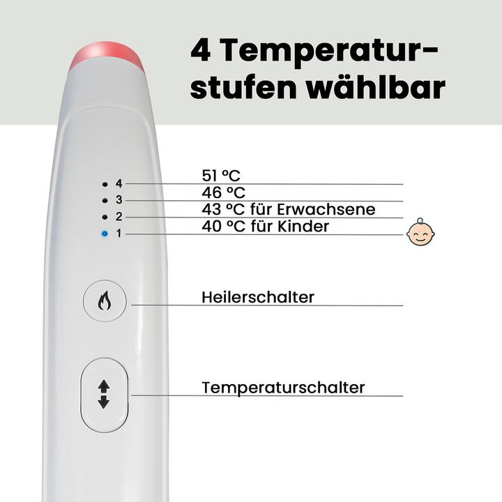 Produktbild Eaxus Insektenstichheiler, Akku, StichFix, 4 Temperaturstufen (40 g)