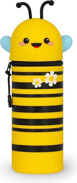 Legami Kawaii 2-in-1 Silicone Pencil Case Biene, Federmäppchen, Mäppchen, Stiftehalter, KA0021