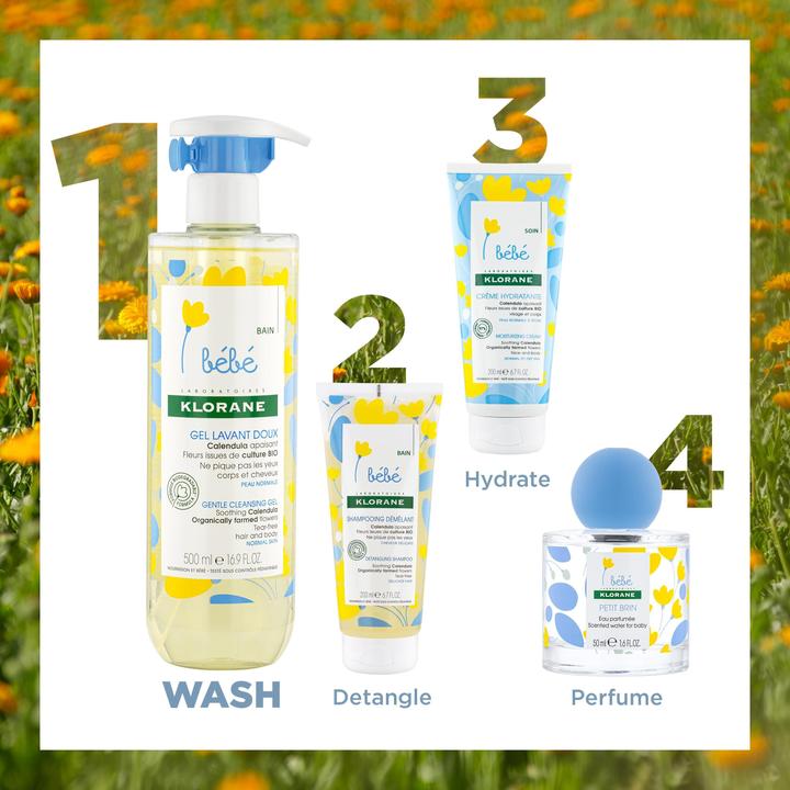 Image du produit Klorane Gel nettoyant doux au calendulaCheveux et corps
