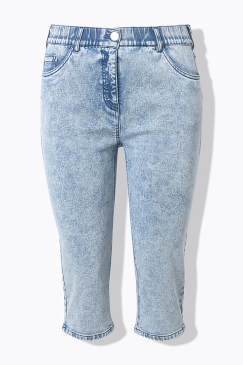 Actual product image Ulla Popken Denim Look Capri Sweatpants (46)