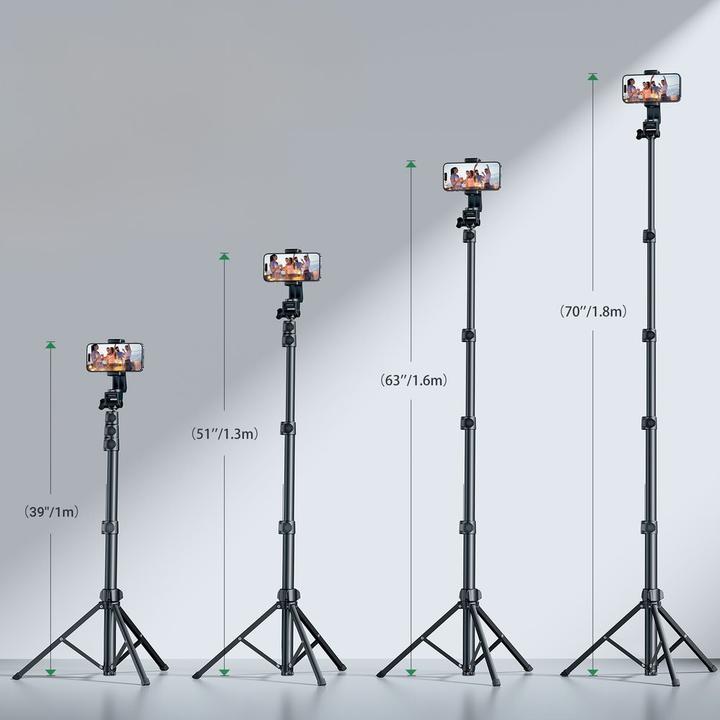 Actual product image Ugreen Selfie stick tripod with Bluetooth remote LP680 1.7m