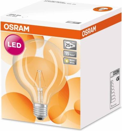 Produktbild Osram Led Retrofit Classic Globe (E27, 2 W, 250 lm, 1 x, F)
