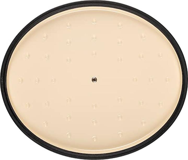 Produktbild Ballarini BELLAMONTE OVALER GUSSEISERNER TOPF 75003-556-0 - 5 5 LTR ELFENBEIN (31 cm, Bräter + Schmortopf, Gusseisen)