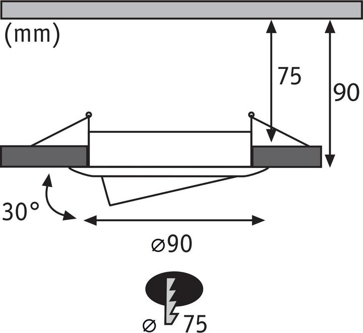 Produktbild Paulmann Einbauleuchte (GU10)