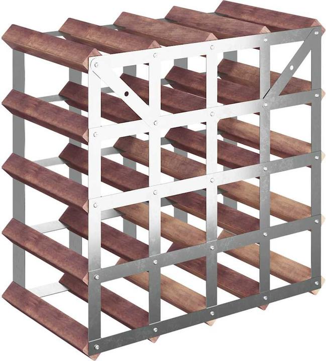 Produktbild VidaXL Weinregal (41,5 x 22,5 x 41,5 cm, 20 Fl.)