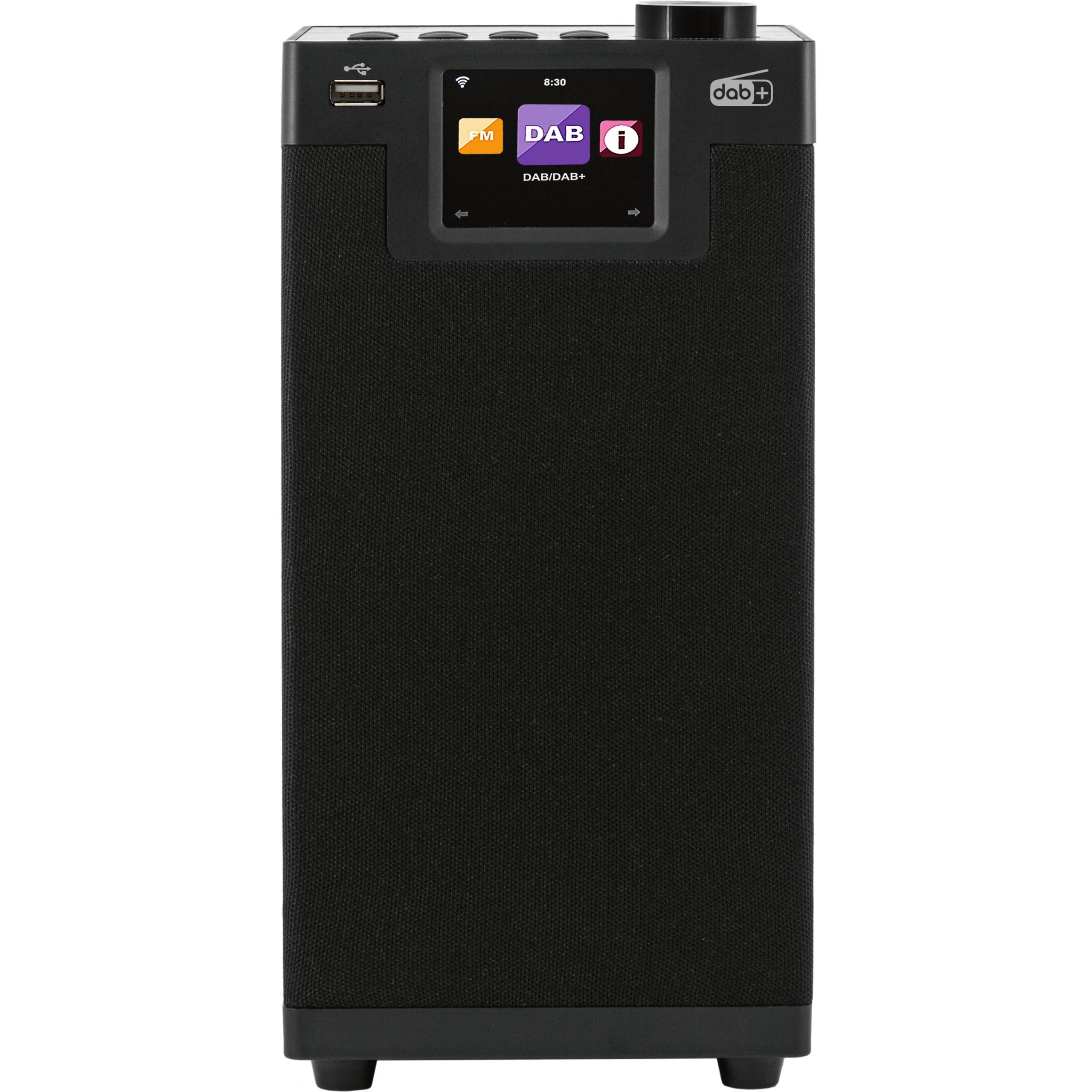 Imperial Dabman i610 (DAB+, Internetradio, FM, UKW, Bluetooth, WLAN), Radio, Schwarz