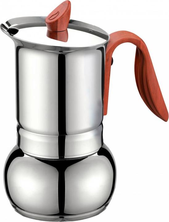 G.A.T. Espresso maker, for 6 cups, Opera Wood (6 T.)