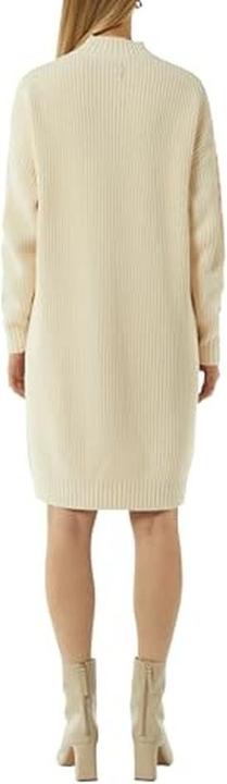 Produktbild Comma Kleid Kurzes Strickkleid mit Zopfmuster am Ärmel (XL)