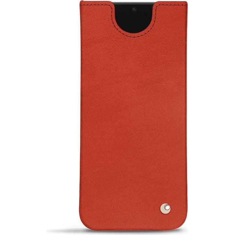 Noreve Lederschutzhülle (Samsung Galaxy S21+), Smartphone Hülle, Orange