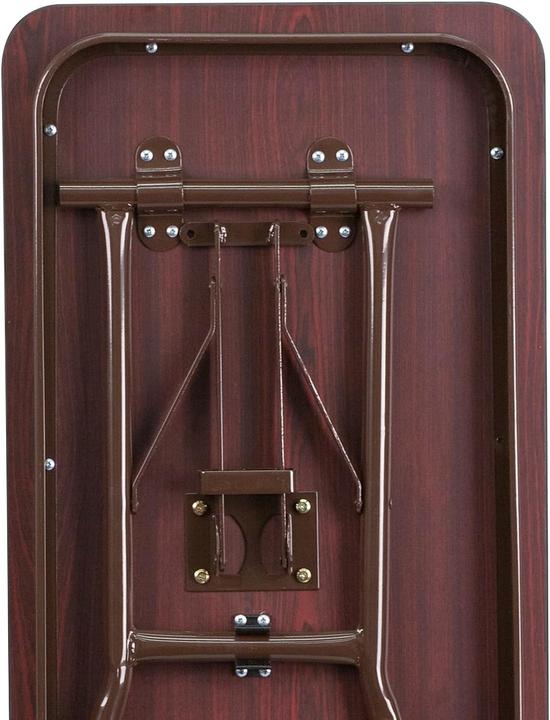 Produktbild Flash Furniture Tavolo da Formazione Pieghevole in Laminato Melaminico Mogano