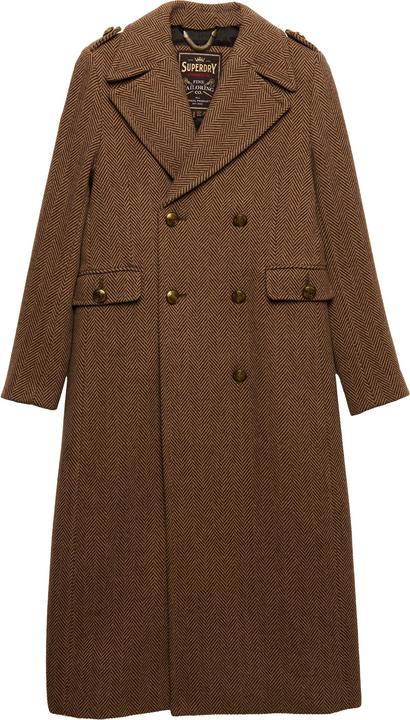 Actual product image Superdry Women's buttoned wool blend coat