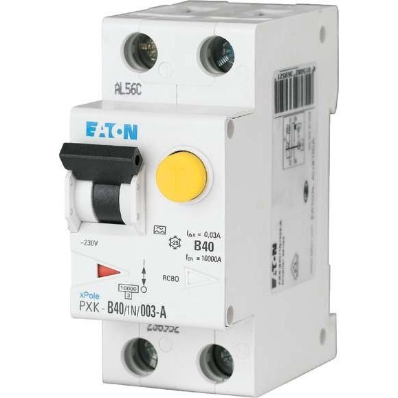 Eaton, Schutzschalter, PXK-B40/1N/01-F Fi/LS 193568Kombischalter B 40A 1+N 100mA 193568