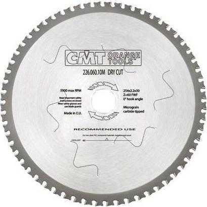 CMT 226.036.06H Sägeblatt für Metall und harte Materialien 165 x 20 x 36T (226.036.06H)