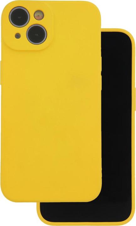 Actual product image OEM Silicon case for iPhone 12 / 12 Pro 6,1" yellow (Apple iPhone 12)
