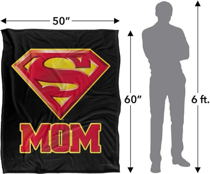 Image du produit Superman - Couverture SUPER MOM (152 x 127 cm)