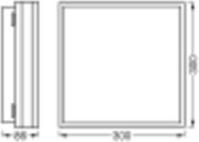 Actual product image Ledvance Smart+ Orbis Magnet 30 x 30 wifi Grey TW (2800 lm)