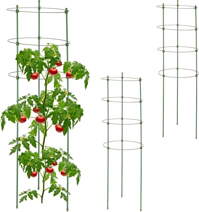 Relaxdays 3x Tomatenturm (28 cm, 28 cm)
