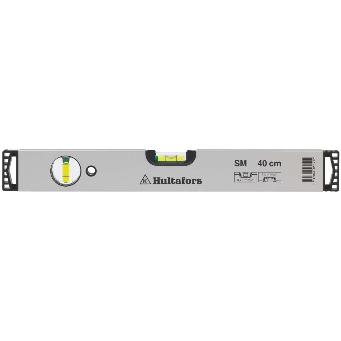 Hultafors, Livella, Toupie GDS, 400 mm - con 2 fiale, SM 40, 405841 (40 cm)