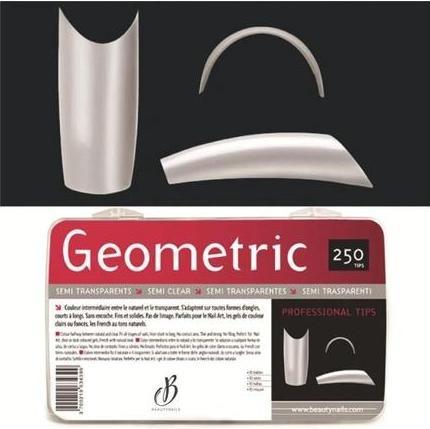 Produktbild Beautynails Bna Geometric Semi-Transparent Tips X250 (Nagelstyling Set)