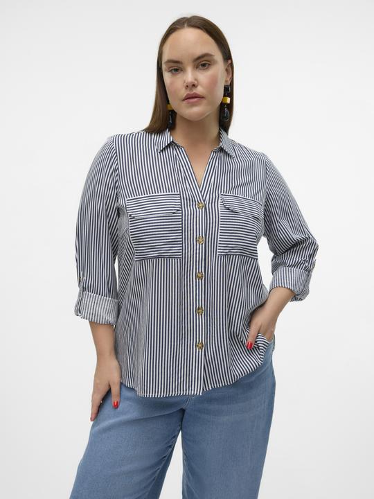 Immagine prodotto Vero Moda Vestibilità regolare colletto a camicia maniche curve con risvolto camicia camicia camicia (46)