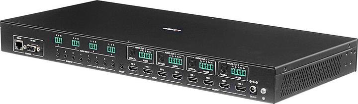 Image du produit Lindy 4x4 HDMI 4K60 Multi-View Matrix mit Video Wall Scaling (38390)