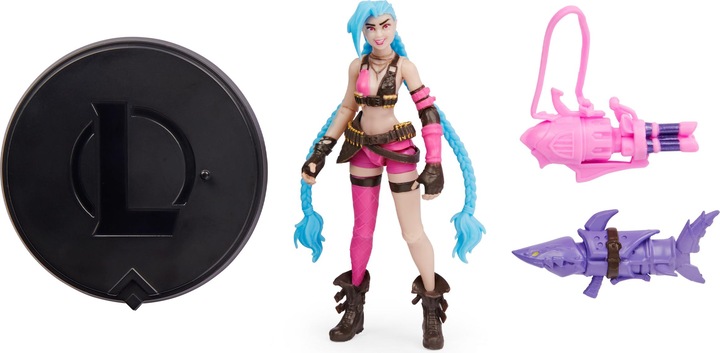 Produktbild Spin Master League of Legends Jinx Sammelfigur Premium 10cm