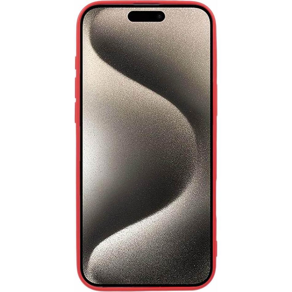 Thumbnail - Cover-Discount iPhone 16 Pro Max - Silikon Gummi Hülle (Apple iPhone 16 Pro Max), Smartphone Hülle, Rot