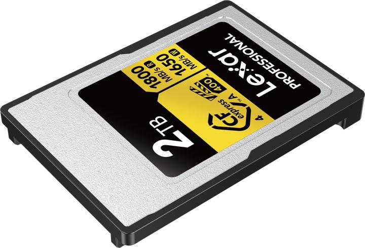 Produktbild Lexar CFexpress PRO Type A Gold 4.0 Series 2TB R1800/W1650MB/s - VPG400 (2000 GB, CFexpress, CFexpress Typ A)