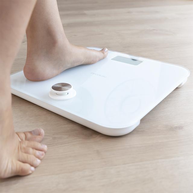 Actual product image Cecotec Surface Precision EcoPower 10000 Healthy Bathroom Scale with Push Button High Security Tempered (180 kg)