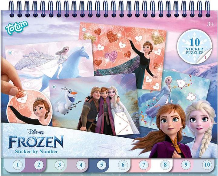 Actual product image Totum Frozen stickers by number book