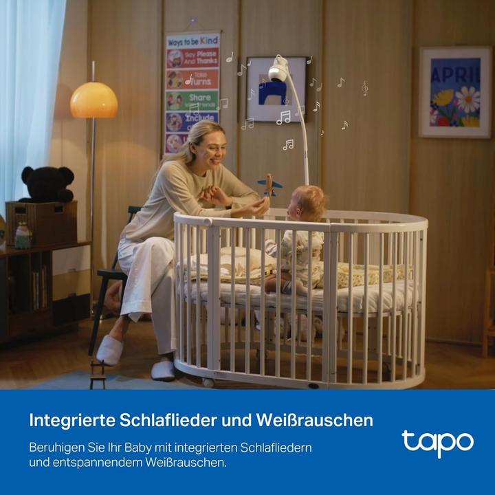 Actual product image TP-Link Tapo C840 Dual-Objektiv Smart Baby Kamera (1920 x 1080 Pixels, 2560 x 1440 Pixels)