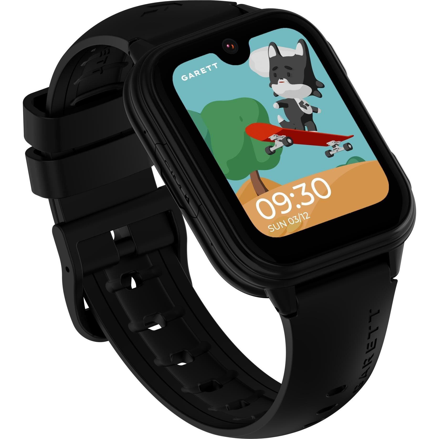 Garett Bambini Vibe 4G Nero Bērnu Viedpulkstenis (48.50 mm, 4G), Smartwatch